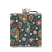 Flasques Fiasque à motif paisley fraise (Dos)