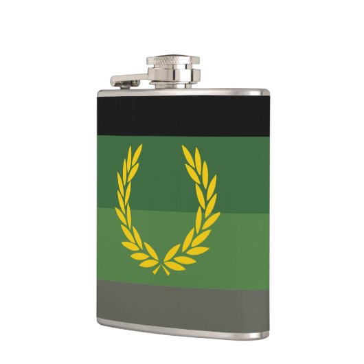 FLASQUES FIERTÉ DE L'UNIFORME MILITAIRE (Gauche)