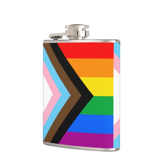 Flasques Fierté de progrès LGBTQ+ (Gauche)