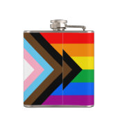 Flasques Fierté de progrès LGBTQ+ (Dos)