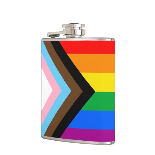 Flasques Fierté de progrès LGBTQ+ (Gauche)