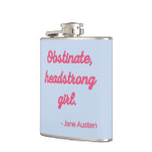 Flasques Fierté et préjugés Citation II - Style mignon (Gauche)