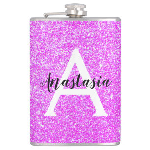 Flasques Fille Glam Purple Parties scintillant Étincelles N
