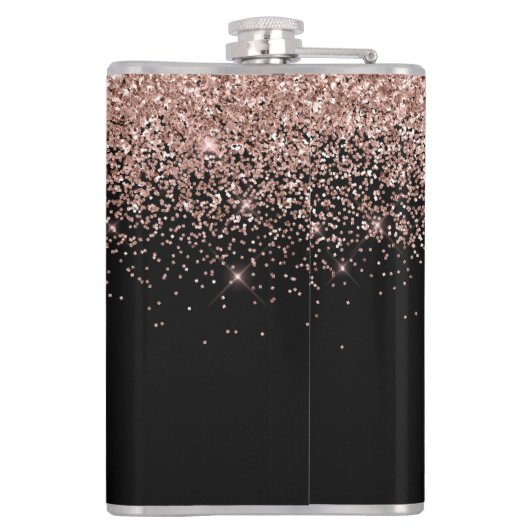 Flasques Fille Rose noir or bleu Parties scintillant rose M (Dos)