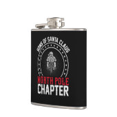 Flasques Fils du Père Noël, Père Noël en moto (Gauche)