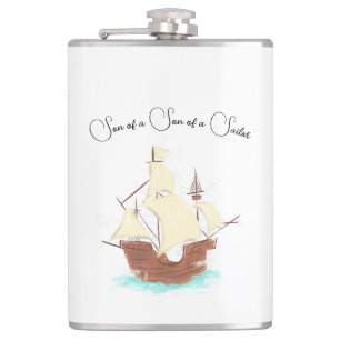 Flasques Fils d'un fils de marin pirate