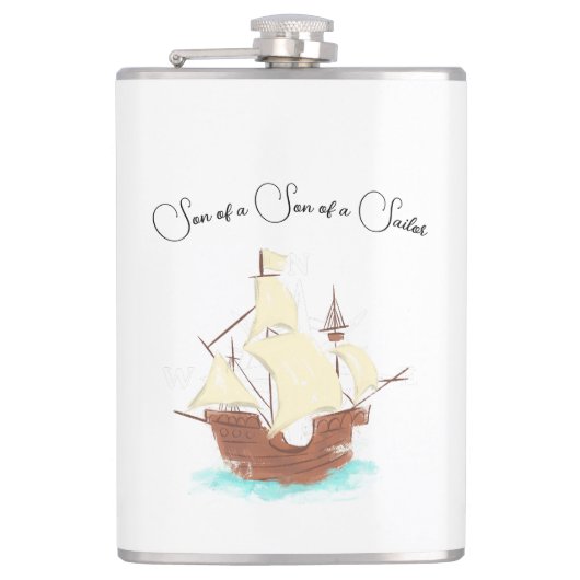 Flasques Fils d'un fils de marin pirate (Devant)