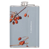 Flasques Finch maison avec Berries Hawthorn (Dos)