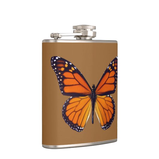 Flasques Fiole à papillon orange (Droite)