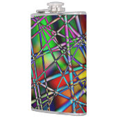 Flasques Fiole Abstraite multicolore (Gauche)