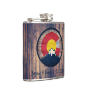 Flasques Fiole C en bois de colorado russe personnalisable (Droite)