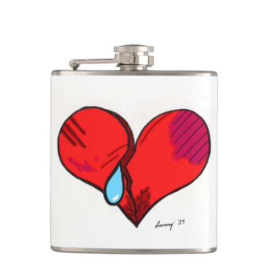 Flasques Fiole cardiaque cassée (Devant)