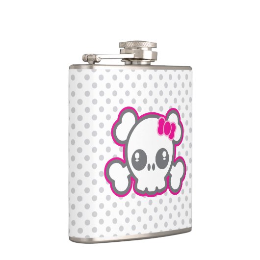 Flasques Fiole crâne rose Kawaii (Droite)