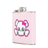 Flasques Fiole crâne rose Kawaii (Gauche)
