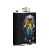 Flasques Fiole Daria Cyborg Queen 6oz enveloppée de vinyle (Droite)