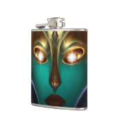 Flasques Fiole Daria Cyborg Queen Tech 6oz vinyle enveloppé (Gauche)