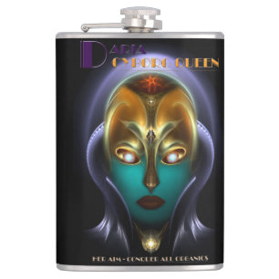 Flasques Fiole Daria Cyborg Queen Vinyl Emballée 8oz