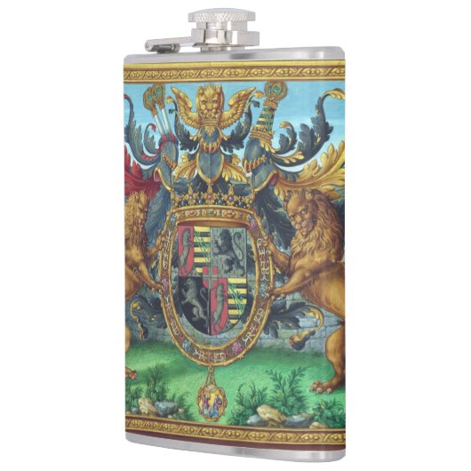 Flasques Fiole d'armoiries (Gauche)