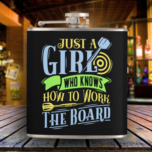 Flasques Fiole Dart Queen Vinyl Emballée 6 oz.