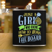 Flasques Fiole Dart Queen Vinyl Emballée 6 oz.