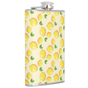 Flasques Fiole de citron jaune