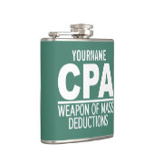 Flasques Fiole de couleur et monogramme sur mesure CPA (Droite)