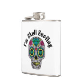 Flasques Fiole de crâne Abstraite décorée (Gauche)