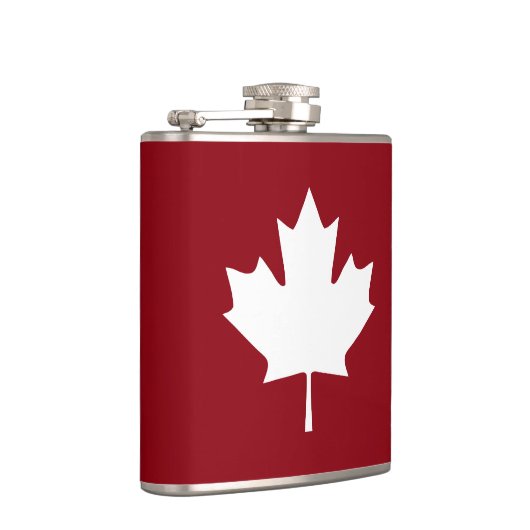 Flasques Fiole de Feuille d'érable du Canada - Couleurs inv (Droite)