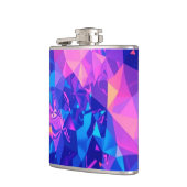 Flasques Fiole de hanche de prisme géométrique vive (Gauche)