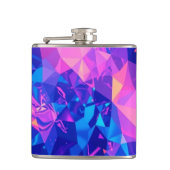 Flasques Fiole de hanche de prisme géométrique vive (Devant)