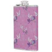 Flasques Fiole de joyeux papillon (violet) (Gauche)