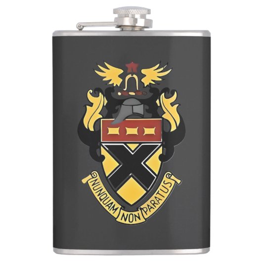 Flasques Fiole de Kemper Crest enveloppée de vinyle (Devant)