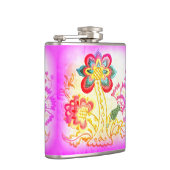 Flasques fiole de palmier rose à la hippie (Droite)