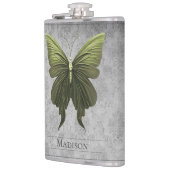 Flasques Fiole de papillon verte à bijoux (Gauche)