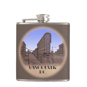 Flasques Fiole de souvenir de Vancouver, cadeaux de Gastown
