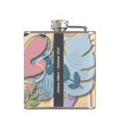 Flasques Fiole de vinyle 6oz : Faites-moi confiance (orange (Dos)