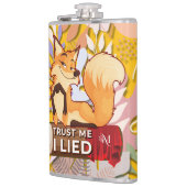 Flasques Fiole de vinyle 8oz : Faites-moi confiance (orange (Gauche)