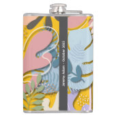 Flasques Fiole de vinyle 8oz : Faites-moi confiance (orange (Dos)
