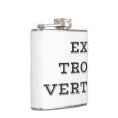 Flasques Fiole de vinyle enveloppée d'extraction (Droite)