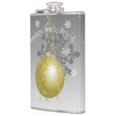 Flasques Fiole d'ornement de Noël Gold Fancy (Gauche)