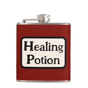 Flasques Fiole en Vinyle avec Potion de Guérison