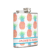 Flasques Fiole enrobée de vinyle d'ananas (Droite)