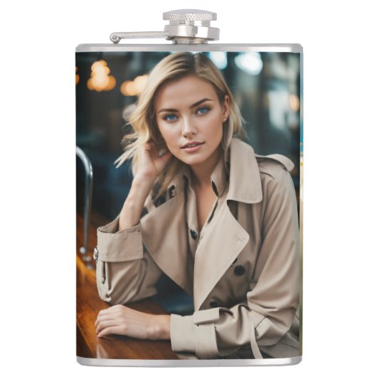 Flasques Fiole enveloppée de vinyle (Devant)