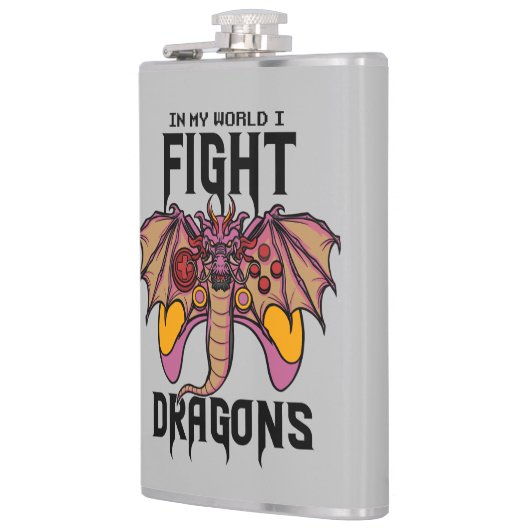 Flasques Fiole enveloppée de vinyle (Gauche)