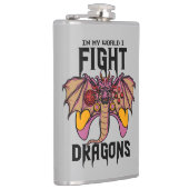 Flasques Fiole enveloppée de vinyle (Droite)