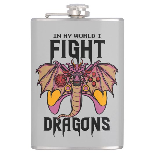 Flasques Fiole enveloppée de vinyle (Devant)