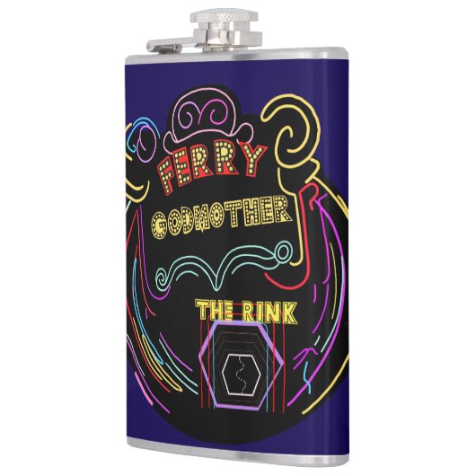 Flasques Fiole enveloppée de vinyle (Gauche)