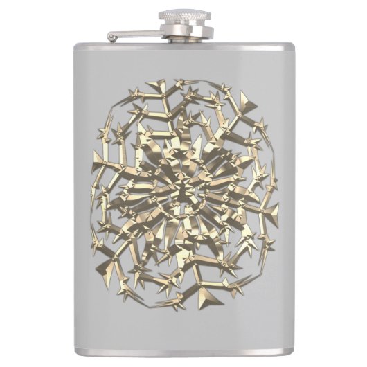 Flasques Fiole enveloppée de vinyle (Devant)