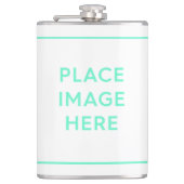 Flasques Fiole enveloppée de vinyle (Devant)