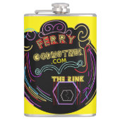 Flasques Fiole enveloppée de vinyle (Devant)